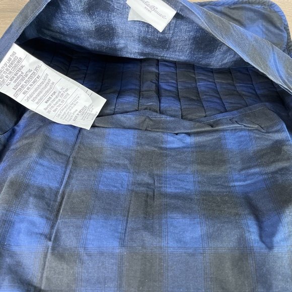 Eddie Bauer  Plaid Bears & Trees Pair Twin Pillow  Shams - Picture 7 of 10